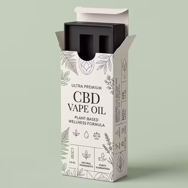 CBD Vape Oil Cartridge Boxes