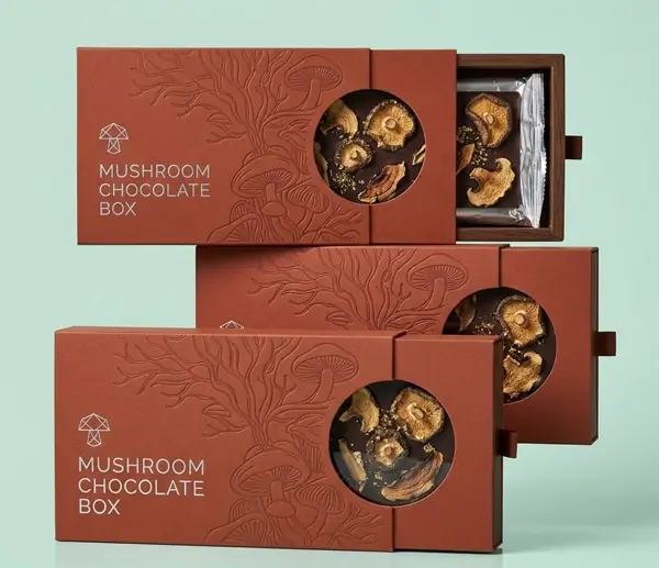 Mushroom Chocolate Bar Packaging